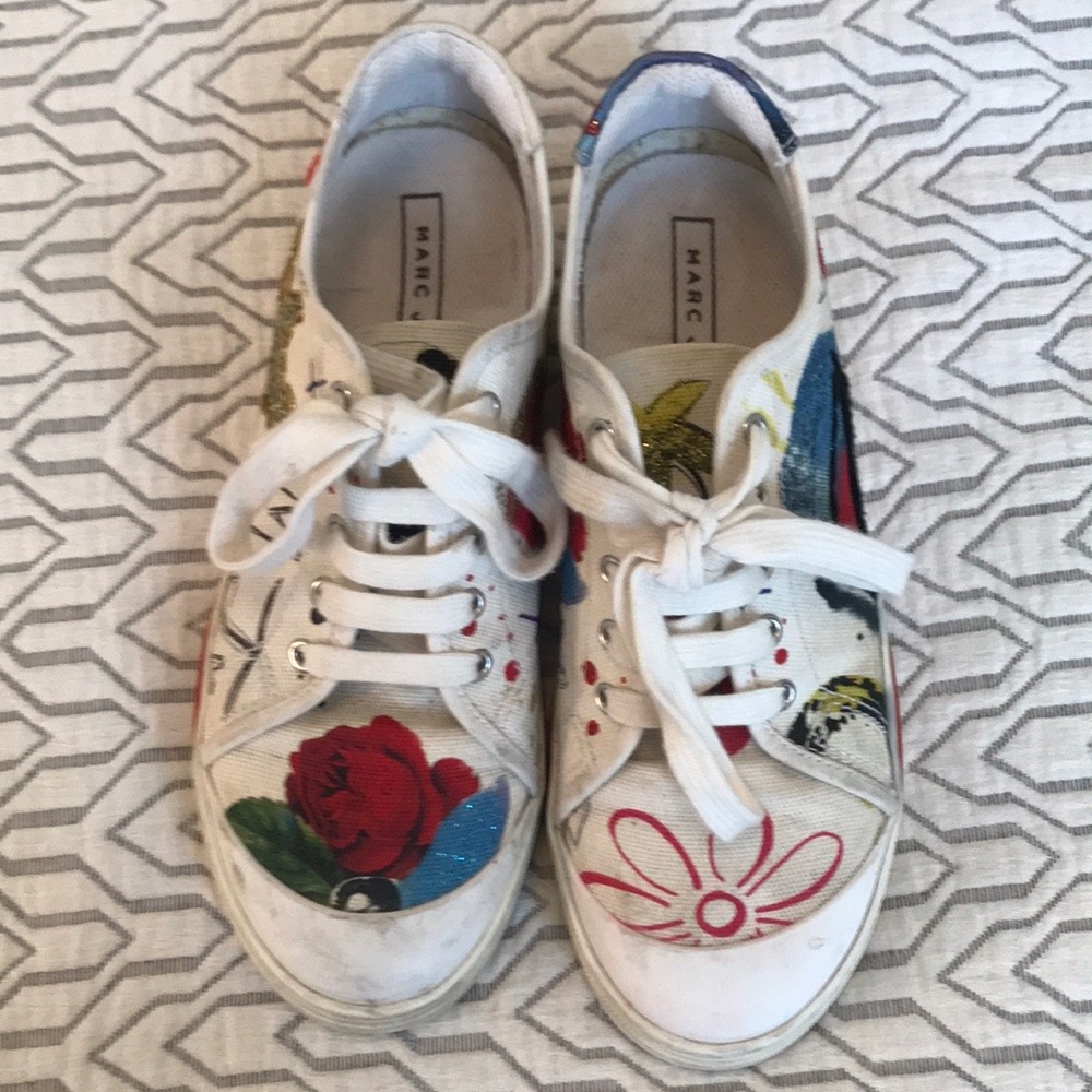 The Marc Jacobs Christy Pave Lace Up Sneakers